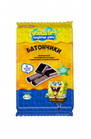 Батончики безглютеновые Губка Боб с шоколадной начинкой, 110 г